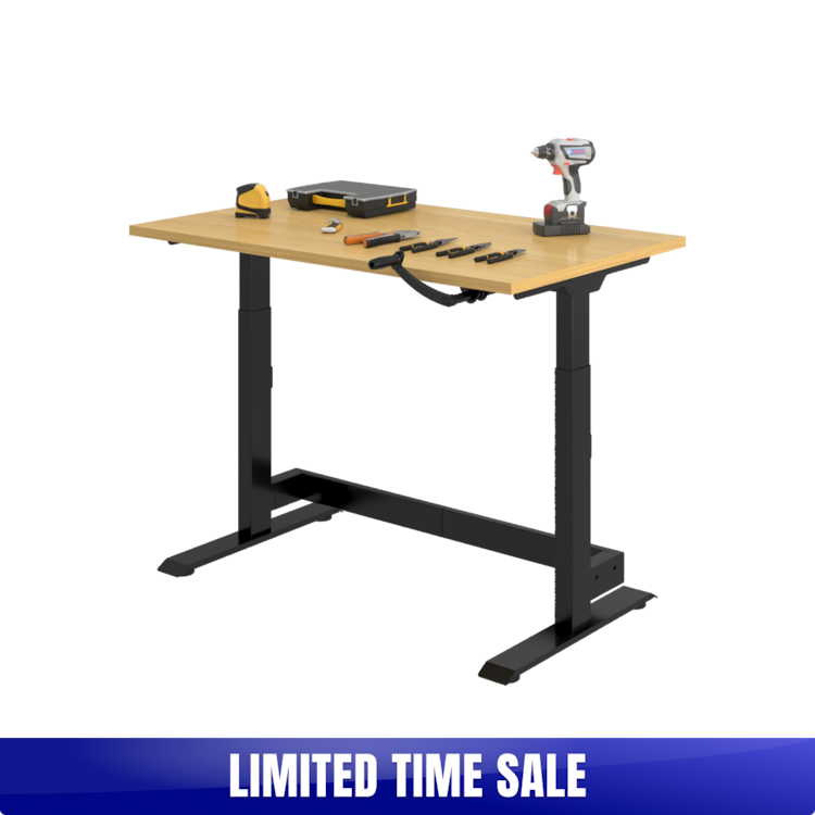Hand Crank Height Adjustable Workbench Widened Version WB6 | 4Dock